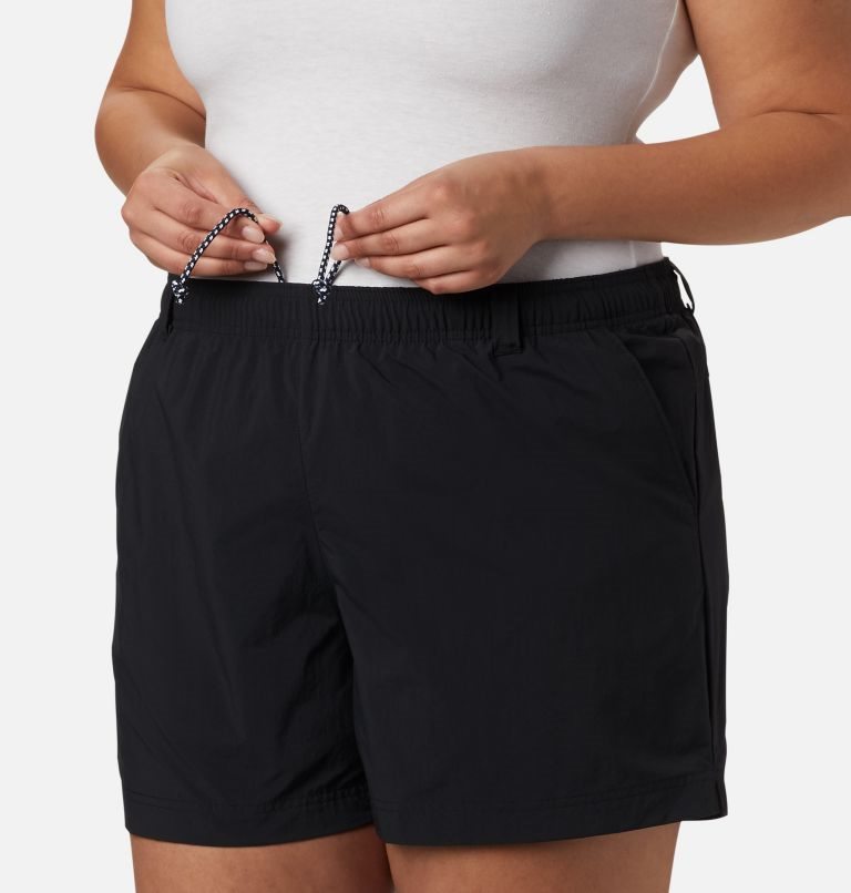 Women's Columbia PFG Backcast Water Shorts Black | Plus Size CA-E4L1C